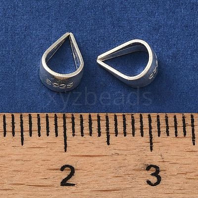 925 Sterling Silver Snap on Bails STER-K177-04C-S-1