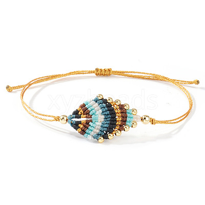 Ethnic & Bohemian Style Synthetic Fiber & Polyester Thread Braided Bracelets for Women AV8551-2-1