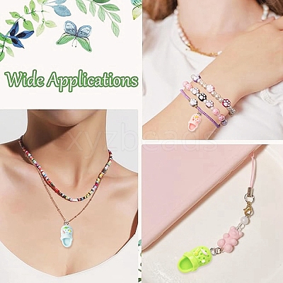 20Pcs Opaque Resin Pendants RESI-YW0005-49-1