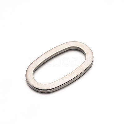 Tarnish Resistant Oval 304 Stainless Steel Linking Rings STAS-E103-23P-1