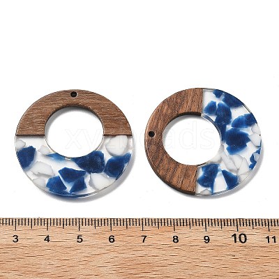 Resin and Walnut Pendants FIND-R051-13C-1