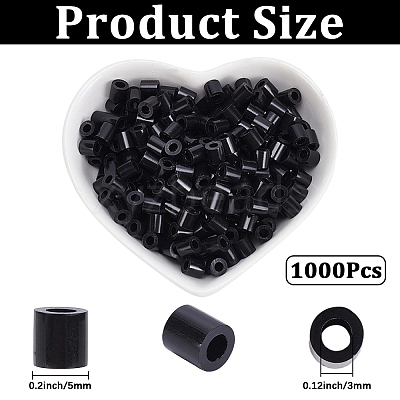 1000Pcs PE DIY Melty Beads Fuse Beads Refills DIY-SP0006-83D-1