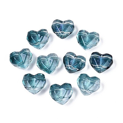 Transparent Glass Beads GLAA-T028-03E-1