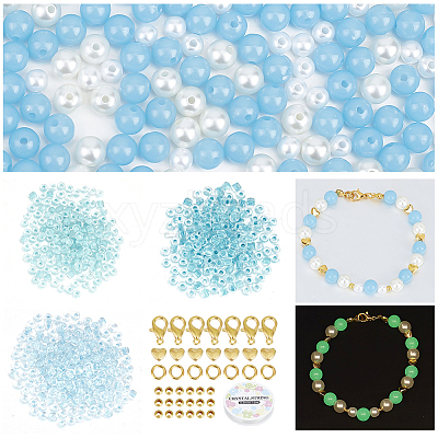 DIY Glow in the Dark Bracelet Necklace Making Kit DIY-NB0009-26-1