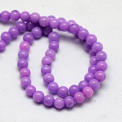 Natural Mashan Jade Round Beads Strands G-D263-12mm-XS24-1