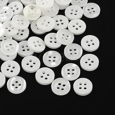 4-Hole Plastic Buttons X-BUTT-R034-039-1
