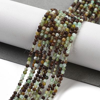 Natural Chrysoprase Beads Strands G-G140-A14-07-1