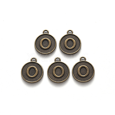 Alloy Pendant Cabochon Settings PALLOY-N156-01O-AB-1