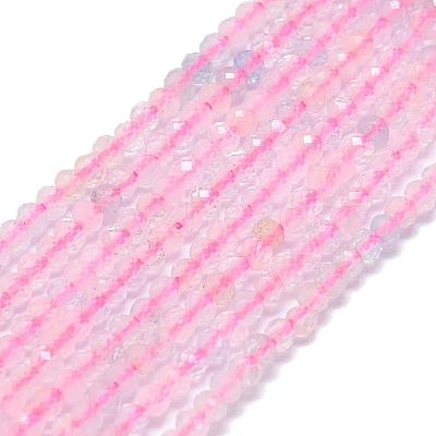 Natural Morganite Beads Strands G-G106-A21-01-1