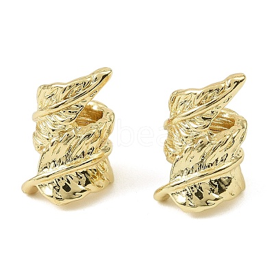 Brass European Beads KK-C107-15G-1