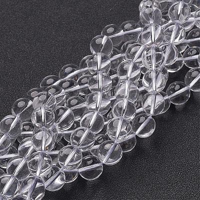 Synthetic Quartz Crystal Beads Strands GSR10mmA039-1-1