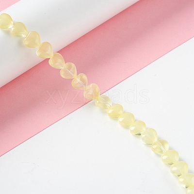 Transparent Glass Beads Strand GLAA-F112-01D-1