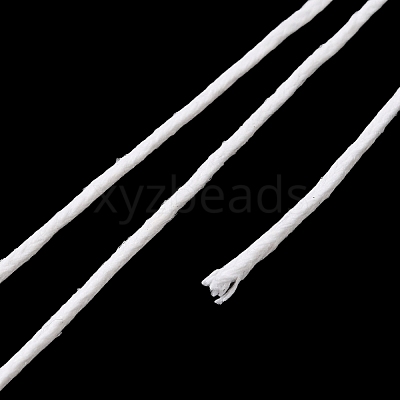 White Cotton Waxed Cord String Cord X-YC-D002-06-1