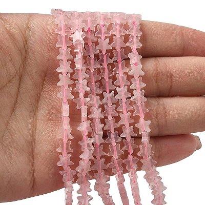 Natural Rose Quartz Beads Strands G-F817-A01-01-1