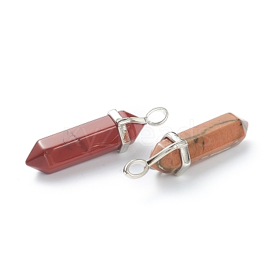 Natural Mookaite Pendants X-G-M378-01P-A21-1