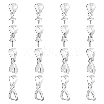 925 Sterling Silver Snap on Bails FIND-PH0021-79A-1