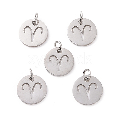 Non-Tarnish 304 Stainless Steel Charms STAS-Q201-T445-1S-1