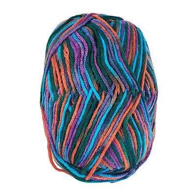Light Gradient Segment Dyed Polyester Yarn DIY-TADJ0002-005D-1