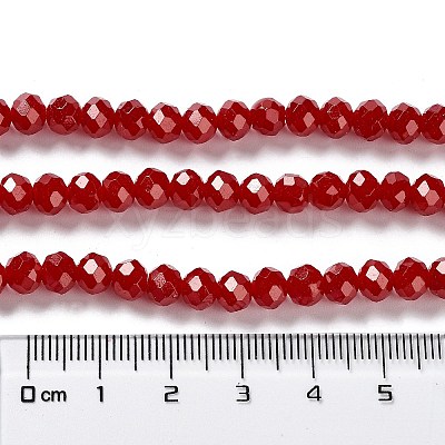 Baking Paint Imitation Jade Glass Bead Strands DGLA-A034-J10mm-A29-1