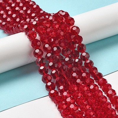 Transparent Glass Beads EGLA-A035-T10mm-D07-1