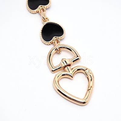 Light Gold Zinc Alloy Hanger Clasps FIND-WH0066-36A-1