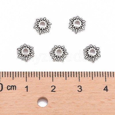 Tibetan Style Bead Caps LS-LFH10352Y-NF-1
