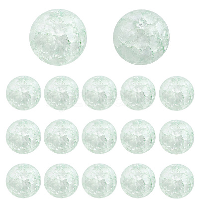 2Strands Crackle Glass Beads Strands GLAA-LT0001-01A-1