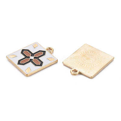 Alloy Enamel Pendants ENAM-T016-15-RS-1