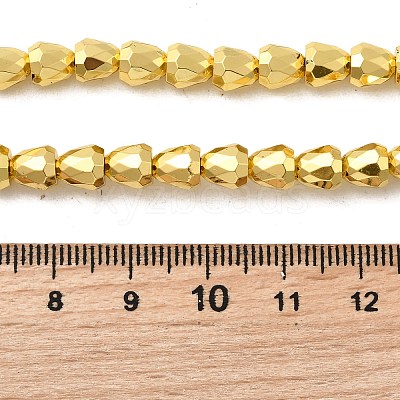 Electroplate Glass Beads Strands EGLA-F166-08G-1