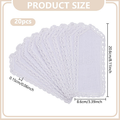 Cotton Aida Cloth Bookmarks for Cross Stitch Making AJEW-WH0314-795-1