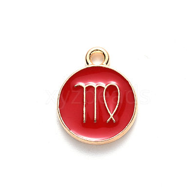 Alloy Enamel Pendants LS-X-ENAM-S124-01B-07B-1