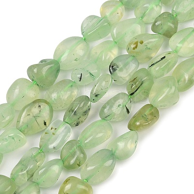 Natural Prehnite Beads Strands G-R445-8x10-25-01-1