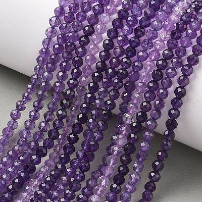 Natural Amethyst Beads Strands G-Z161-A02-4mm-1