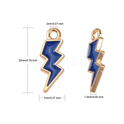 Alloy Enamel Pendants ENAM-N054-025Q-1
