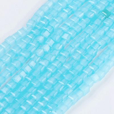 Glass Beads Strands EGLA-F121-M02-1