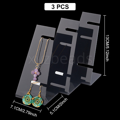 Acrylic Watch Display Stands ODIS-WH0029-11B-1