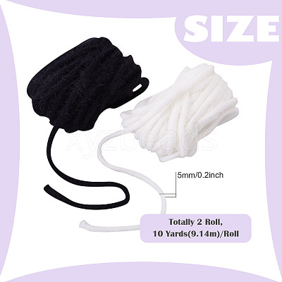 20 Yards 2 Colors Nylon Ribbon OCOR-TA0002-90-1