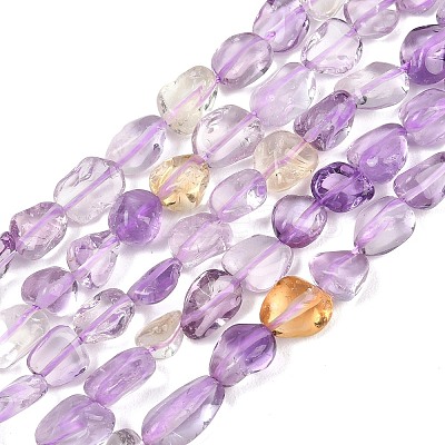 Natural Ametrine Beads Strands G-C273-A01-02-1