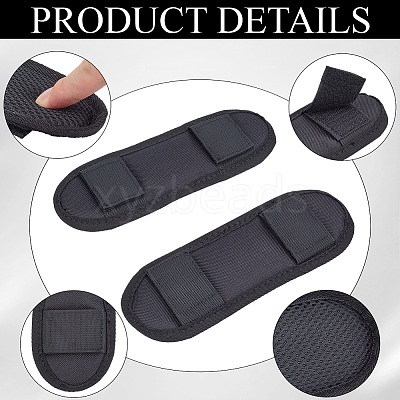 2Pcs Canvas Shoulder Pads FIND-CN0002-40-1
