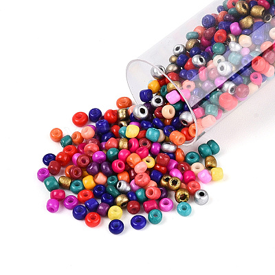 7 Bottles DIY Glass Seed Beads Sets DIY-N006-02C-1