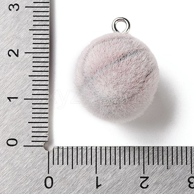 Flocking Opaque Sports Theme Resin Pendants LS-RESI-D017-01B-P-1