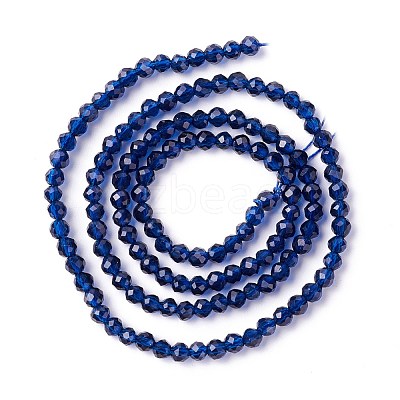 Transparent Glass Beads Strands GLAA-C019-01B-04-1