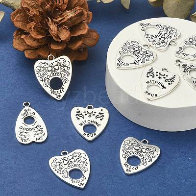 30Pcs 3 Styles Tibetan Style Alloy Pendants TIBEP-CJ0003-12-1