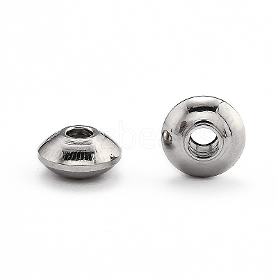 Tarnish Resistant Flat Round 304 Stainless Steel Spacer Beads STAS-M252-02-1