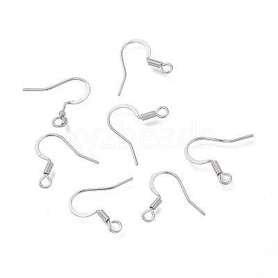Brass Earring Hooks KK-H102-01P-1