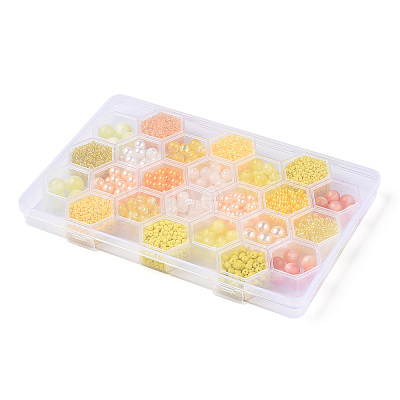 DIY 24 Style Acrylic & Resin Beads Jewelry Making Finding Kit DIY-NB0012-01I-1