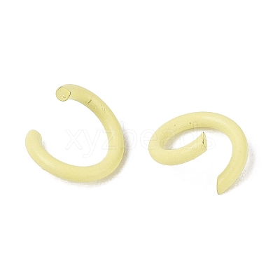 Spray Painted Iron Open Jump Rings IFIN-T017-04B-26-1