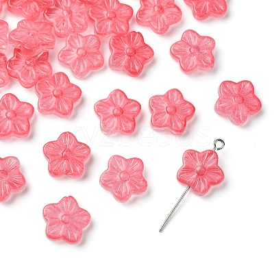 30Pcs Baking Paint Glass Beads GLAA-FS0001-97B-1