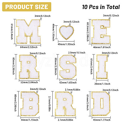 Polyester Patches DIY-CA0006-51A-1