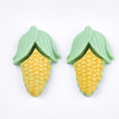 Autumn Theme Resin Cabochons CRES-T010-84-1